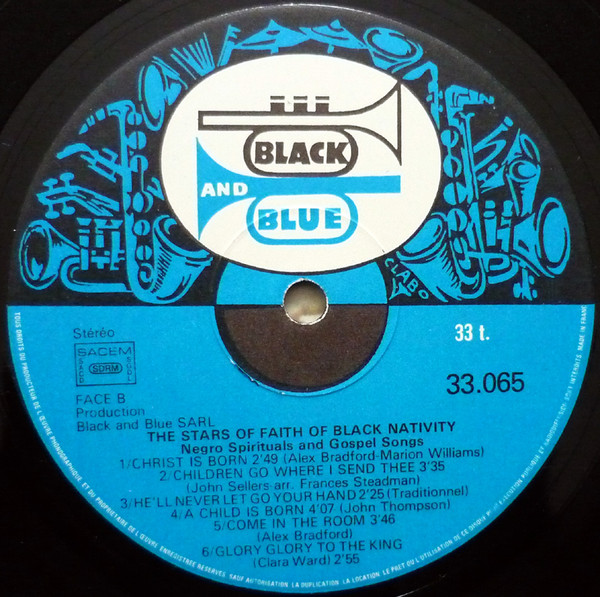 The Stars Of Faith - Negro Spirituals And Gospel Songs | Black And Blue (33.065) - 2