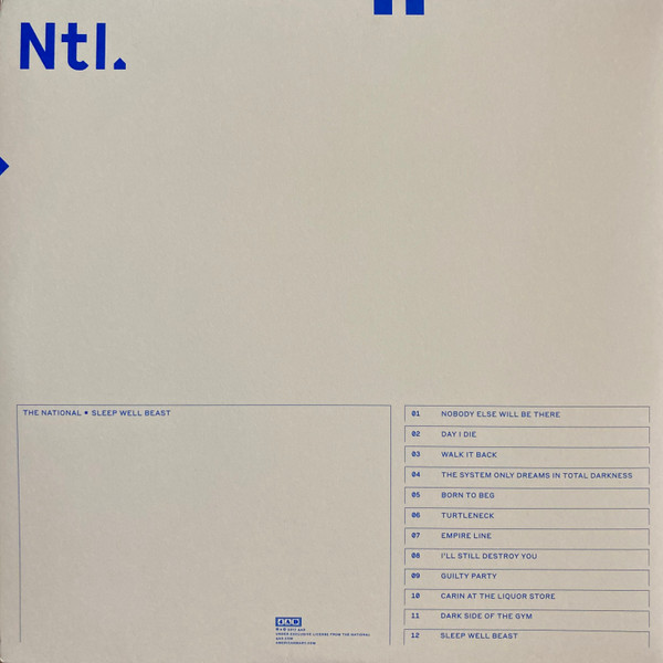 The National - Sleep Well Beast | 4AD (4AD0020LP) - 2 The National - Sleep Well Beast | 4AD (4AD0020LP) - 2