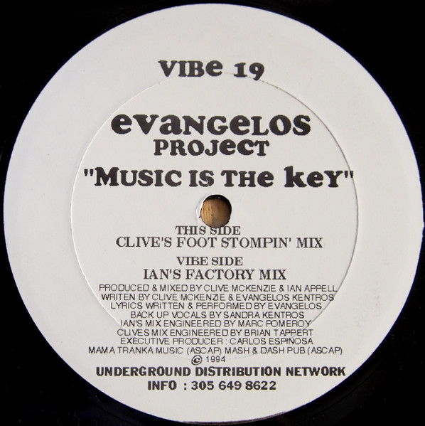The Evangelos Project - Music Is The Key | Vibe (VIBE 19)
