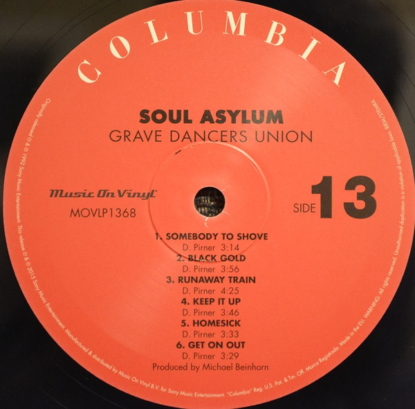 Soul Asylum - Grave Dancers Union | Columbia (MOVLP1368) - 4 Soul Asylum - Grave Dancers Union | Columbia (MOVLP1368) - 4