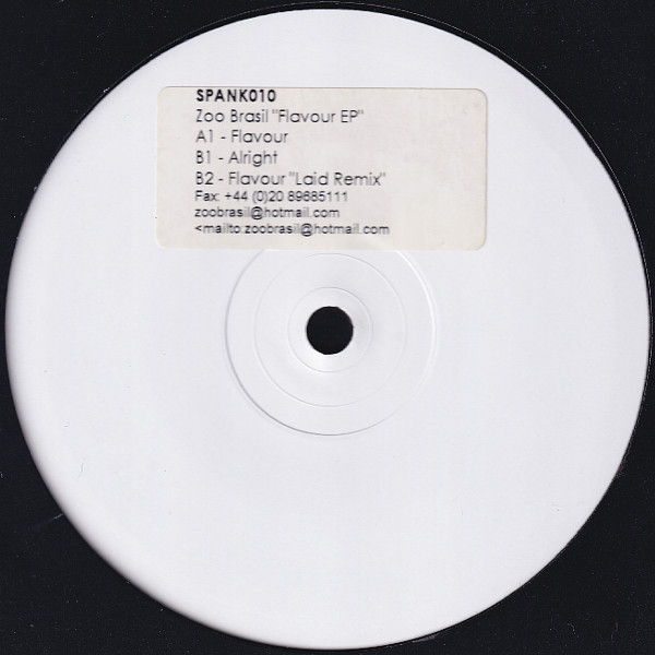 Zoo Brazil - Flavour EP | Spacefunk Recordings (SPANK010) - main
