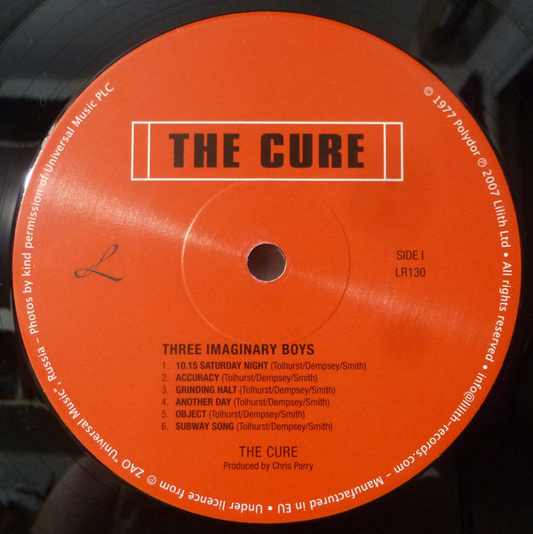 The Cure - Three Imaginary Boys | Lilith (LR130) - 3
