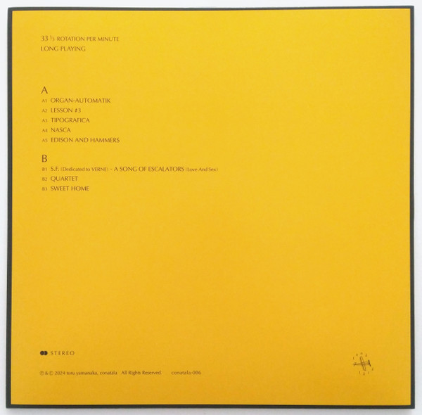 Toru Yamanaka & Teiji Furuhashi / Dumb Type - Plan For Sleep | Conatala (CONATALA-006) - 2