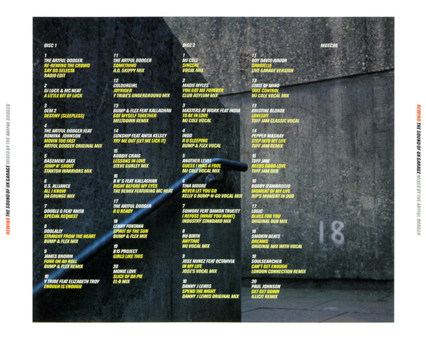 Artful Dodger - Rewind - The Sound Of UK Garage | Ministry Of Sound (MOSCD8) - 2