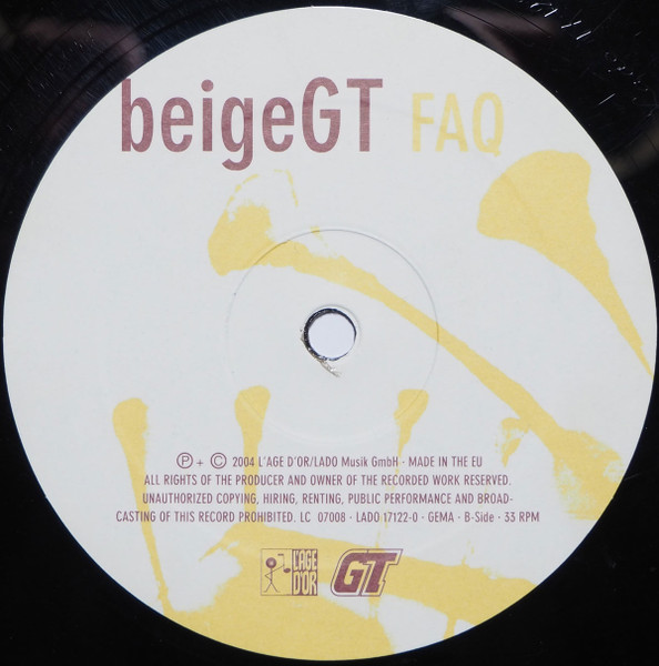 Beige GT - FAQ | L'Age D'Or (LADO 17122-0) - 2 Beige GT - FAQ | L'Age D'Or (LADO 17122-0) - 2