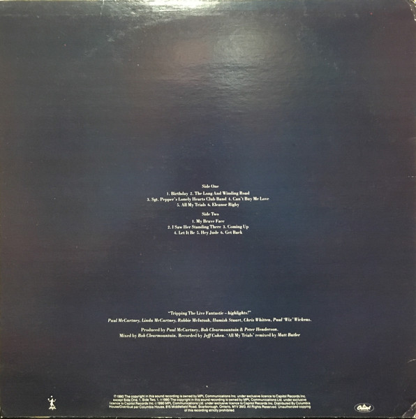 Paul McCartney - Tripping The Live Fantastic - Highlights! [Vinyl] | Capitol Records (C1 595379) - 2