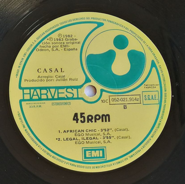 Casal - Embrujada | Harvest (10C 052-021.914z) - 4