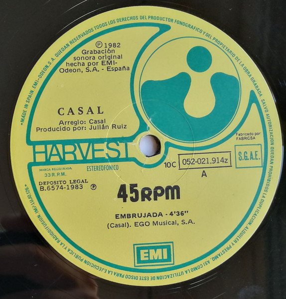 Casal - Embrujada | Harvest (10C 052-021.914z) - 3