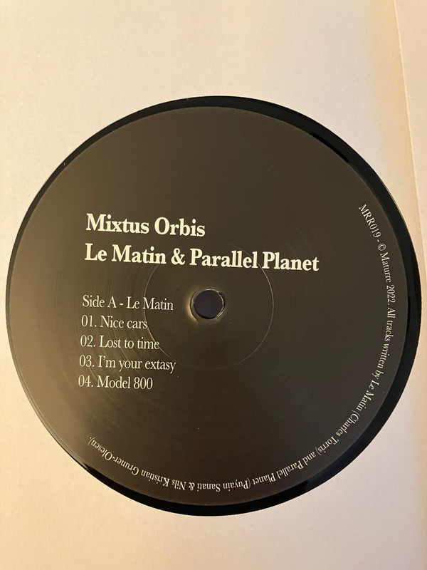 Le Matin / Grammar Of Movement - Mixtus Orbis [Split EP] | Maturre (MRR019) - 3
