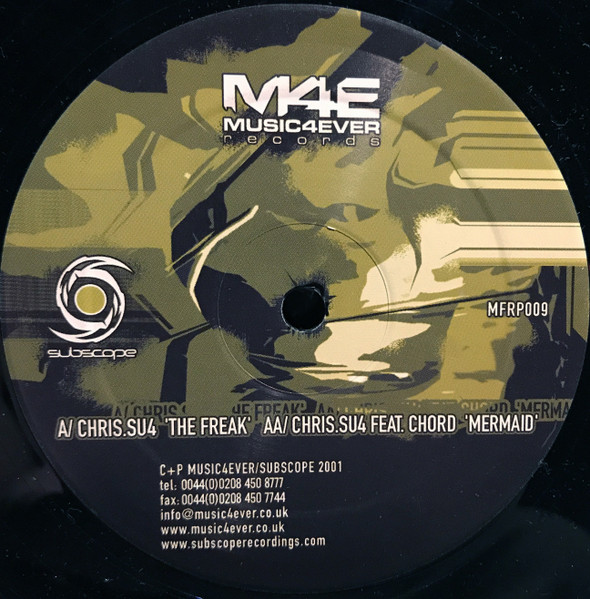 Chris.Su - The Freak / Mermaid | Music4ever Records (MFRP009) - main Chris.Su - The Freak / Mermaid | Music4ever Records (MFRP009) - main