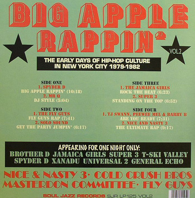 Various - Big Apple Rappin' Vol. 2 | Soul Jazz Records (SJR LP125 VOL2) - 2