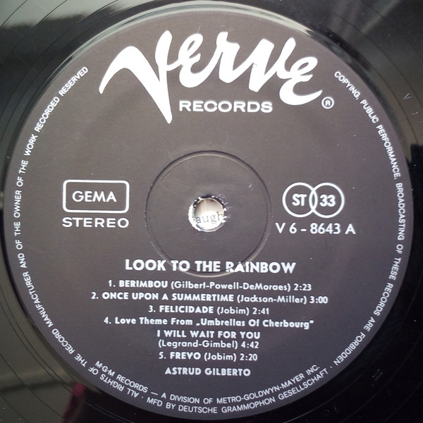 Astrud Gilberto - Look To The Rainbow | Verve Records (V6-8643) - 2 Astrud Gilberto - Look To The Rainbow | Verve Records (V6-8643) - 2