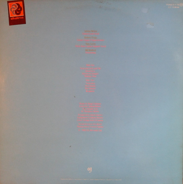 King Crimson - Beat | EG (23 11 156) - 2 King Crimson - Beat | EG (23 11 156) - 2