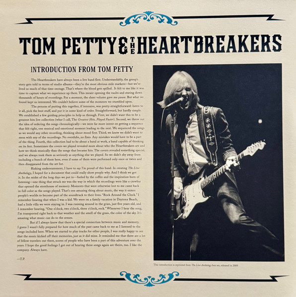 Tom Petty And The Heartbreakers - The Live Anthology: From The Vaults Vol. 1 | Reprise Records (093624830399) - 2 Tom Petty And The Heartbreakers - The Live Anthology: From The Vaults Vol. 1 | Reprise Records (093624830399) - 2