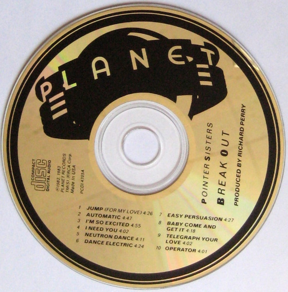 Pointer Sisters - Break Out | Planet (PCD1-4705A) - 4