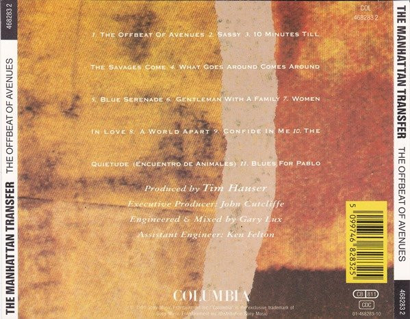 The Manhattan Transfer - The Offbeat Of Avenues | Columbia (4682832) - 2 The Manhattan Transfer - The Offbeat Of Avenues | Columbia (4682832) - 2