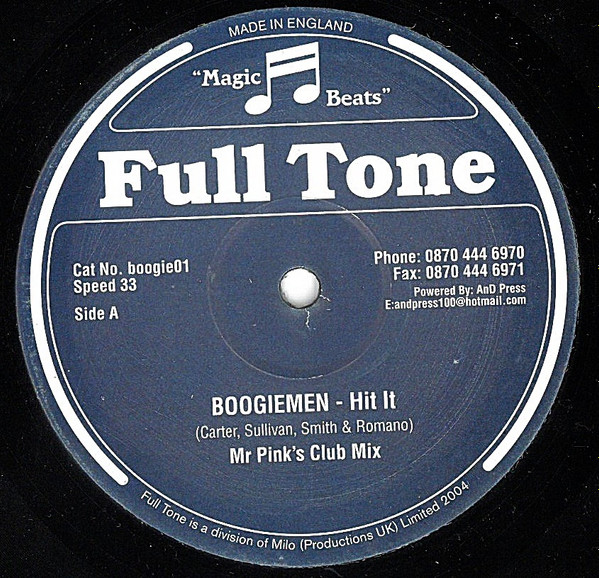 The Boogiemen - Hit It | Full Tone (boogie01) - main