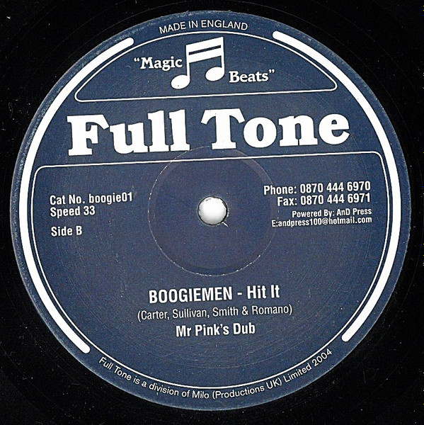 The Boogiemen - Hit It | Full Tone (boogie01) - 2