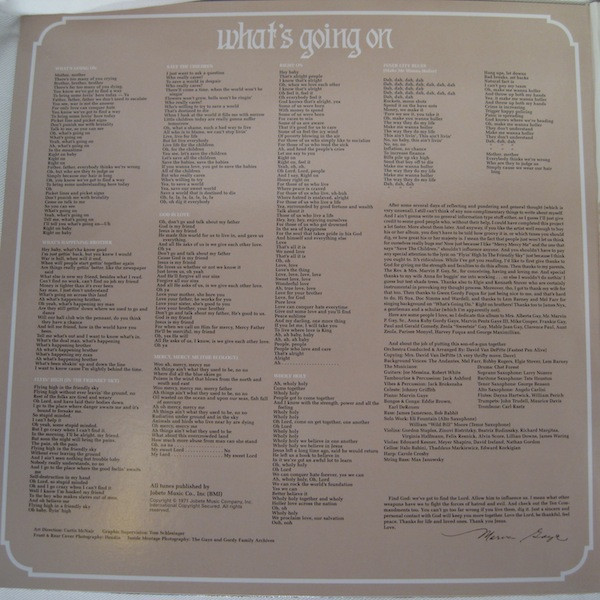 Marvin Gaye - What's Going On | Tamla (5300221) - 2