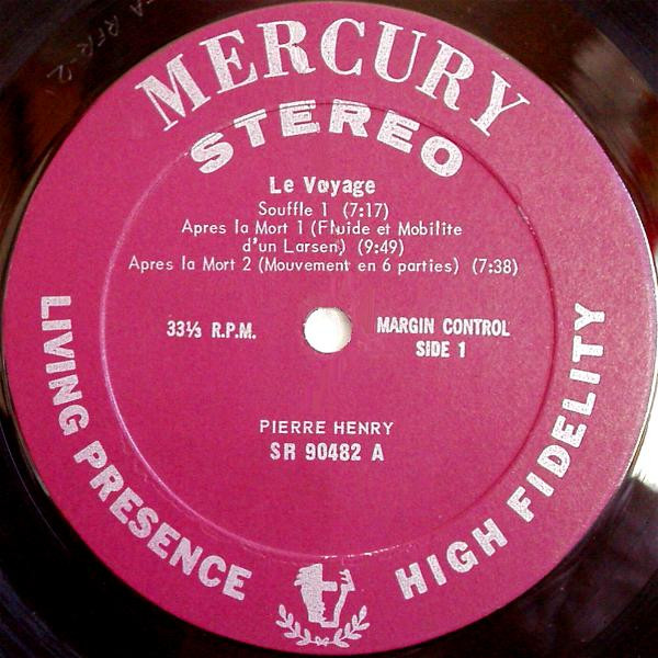 Pierre Henry - Le Voyage | Mercury (SR 90482) - 3 Pierre Henry - Le Voyage | Mercury (SR 90482) - 3