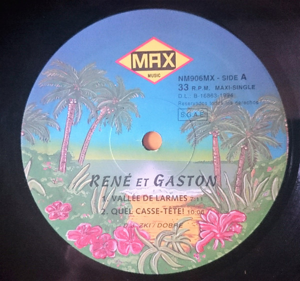 René Et Gaston - Vallée De Larmes | Max Music (NM906MX) - 4