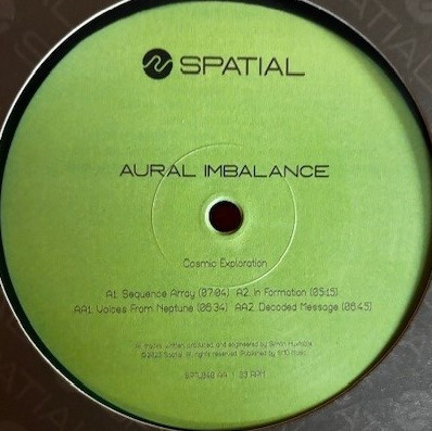 Aural Imbalance - Cosmic Exploration | Spatial (SPTL040)