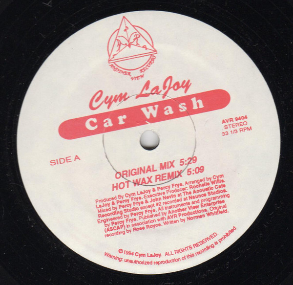 Cym LaJoy - Car Wash | Another View Records (AVR 9404)