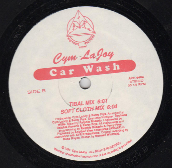 Cym LaJoy - Car Wash | Another View Records (AVR 9404) - 2