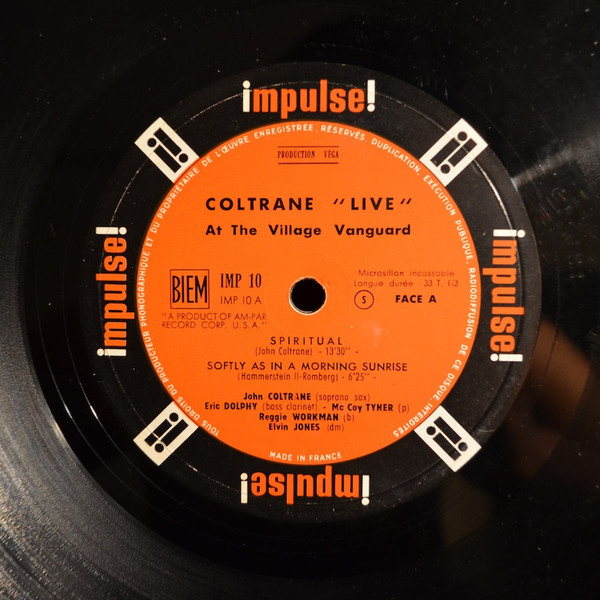 John Coltrane - "Live" At The Village Vanguard | Impulse! (IMP 10) - 2 John Coltrane - "Live" At The Village Vanguard | Impulse! (IMP 10) - 2
