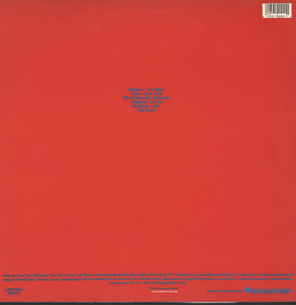 Breaking Circus - Smokers' Paradise | Homestead Records (HMS092) - 2 Breaking Circus - Smokers' Paradise | Homestead Records (HMS092) - 2