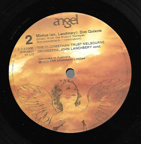 Rudolf Nureyev , Ludwig Minkus - Music From The Film Soundtrack Don Quixote | Angel Records (S-37008) - 4