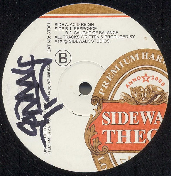 A1X - Acid Reign / Responce / Caught Of Balance | Sidewalk Theory (ST001) - main