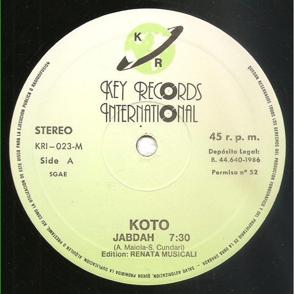 Koto - Jabdah | Key Records Int. (KRI-023-M) - 3