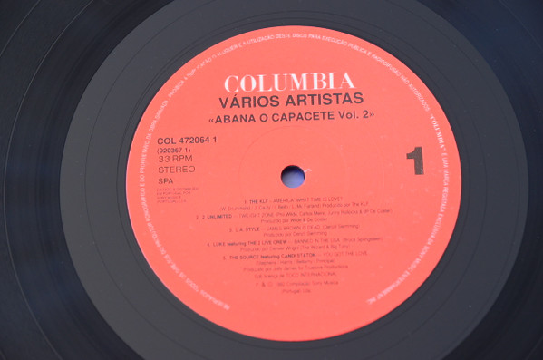 Various - Abana O Capacete Vol.2 | Columbia (COL 472064 1) - 2