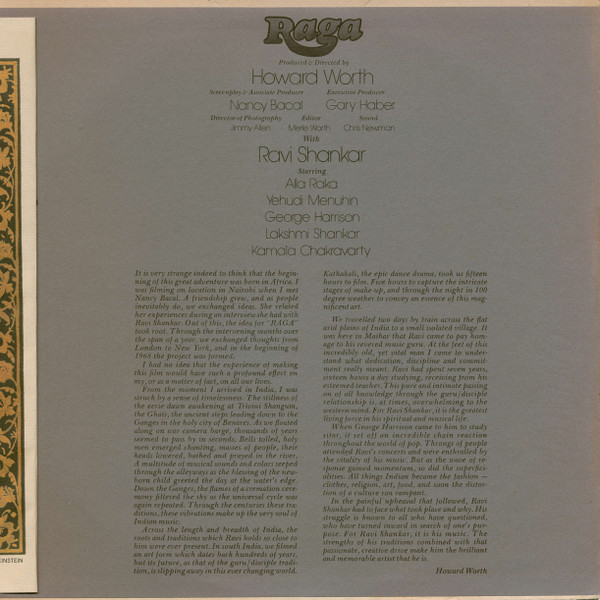 Ravi Shankar - Raga (Original Sound Track Album) | Apple Records (SWAO 3384) - 3 Ravi Shankar - Raga (Original Sound Track Album) | Apple Records (SWAO 3384) - 3