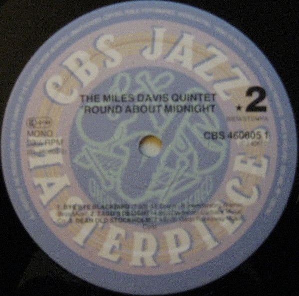 Miles Davis - 'Round About Midnight | CBS (CBS 460605 1) - 4 Miles Davis - 'Round About Midnight | CBS (CBS 460605 1) - 4
