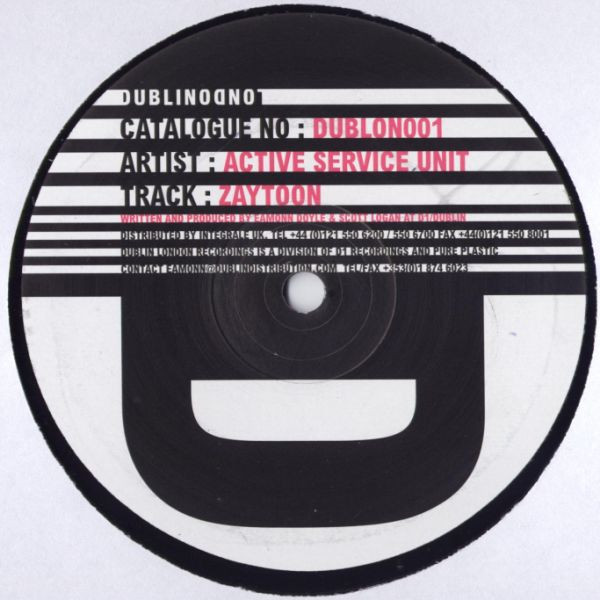 Active Service Unit / Percy X - Zaytoon / Wrong Way Round | Dublin London (DUBLON001) - main