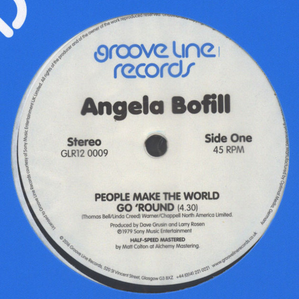 Angela Bofill - People Make The World Go 'Round | Groove Line Records (GLR12 0009) - main