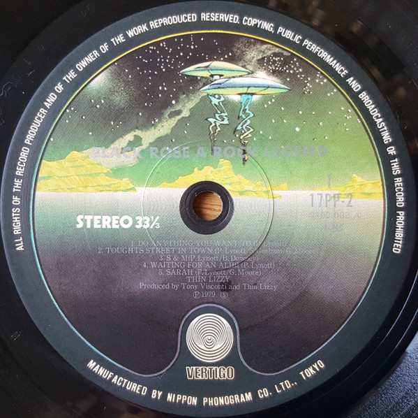 Thin Lizzy - Black Rose (A Rock Legend) | Vertigo (17PP-2) - 4