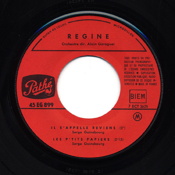 Régine - Il S'appelle Reviens | Pathé (EG 899) - 3