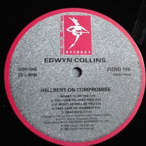 Edwyn Collins - Hellbent On Compromise | Demon Records (Fiend 195) - 3