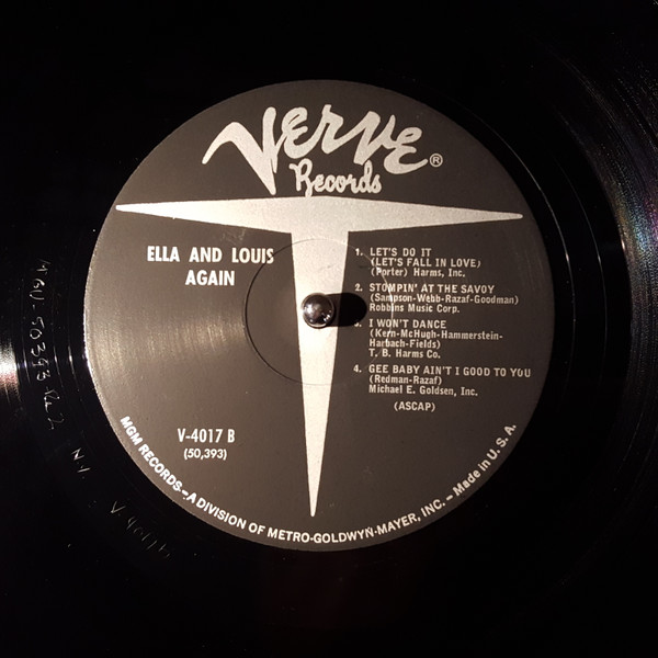 Ella Fitzgerald & Louis Armstrong - Ella And Louis Again Volume One | Verve Records (MG V-4017) - 4