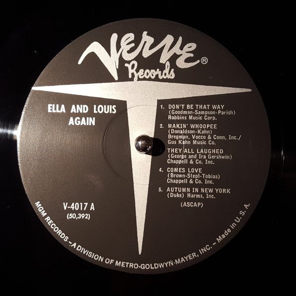 Ella Fitzgerald & Louis Armstrong - Ella And Louis Again Volume One | Verve Records (MG V-4017) - 3
