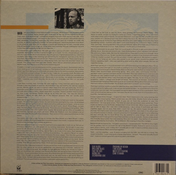 Pete Townshend - White City: A Novel | ATCO Records (A1 90473) - 2