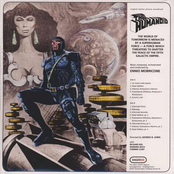 Ennio Morricone - The Humanoid (Original Motion Picture Soundtrack) | Dagored (RED224C) - 2