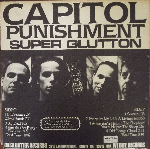 Capitol Punishment - Super Glutton EP | Duck Butter Records (DB004) - 2