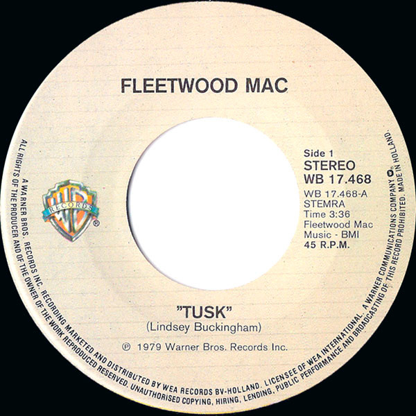 Fleetwood Mac - Tusk | Warner Bros. Records (WB 17.468) - 3 Fleetwood Mac - Tusk | Warner Bros. Records (WB 17.468) - 3