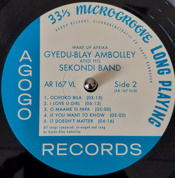 Gyedu Blay Ambolley And His Sekondi Highlife Band - Wake Up Afrika | Agogo Records (AR 167 VL) - 4 Gyedu Blay Ambolley And His Sekondi Highlife Band - Wake Up Afrika | Agogo Records (AR 167 VL) - 4