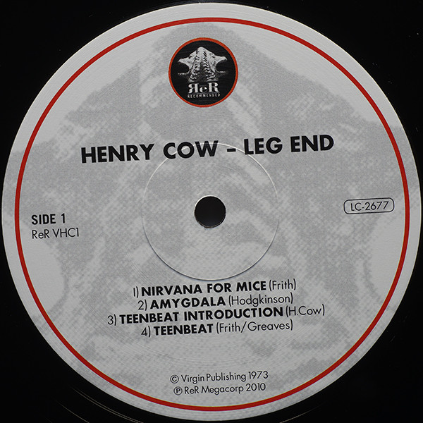 Henry Cow - Leg End | ReR Megacorp (ReR VHC1) - 3