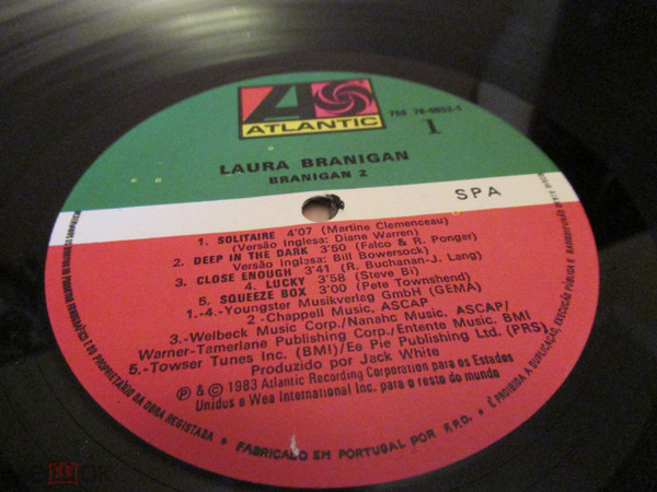 Laura Branigan - Branigan 2 | Atlantic (756 78-0052-1) - 2